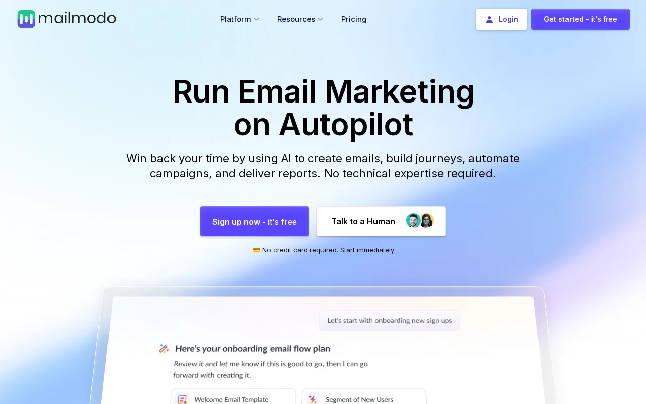 Mailmodo — preview