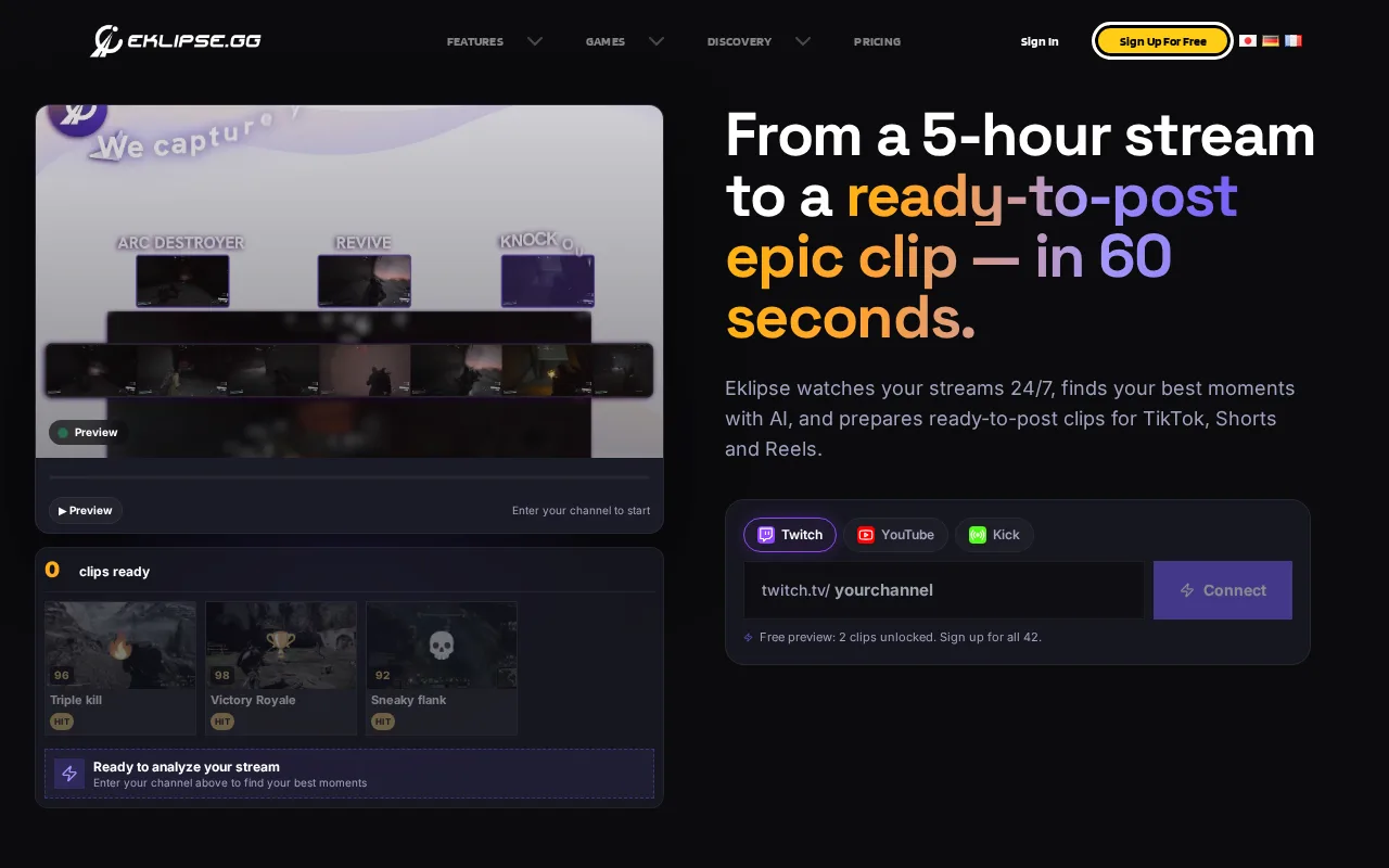 Eklipse — preview