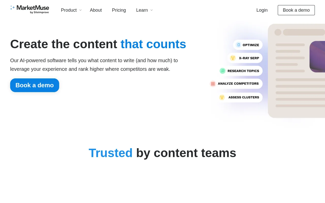 MarketMuse — preview
