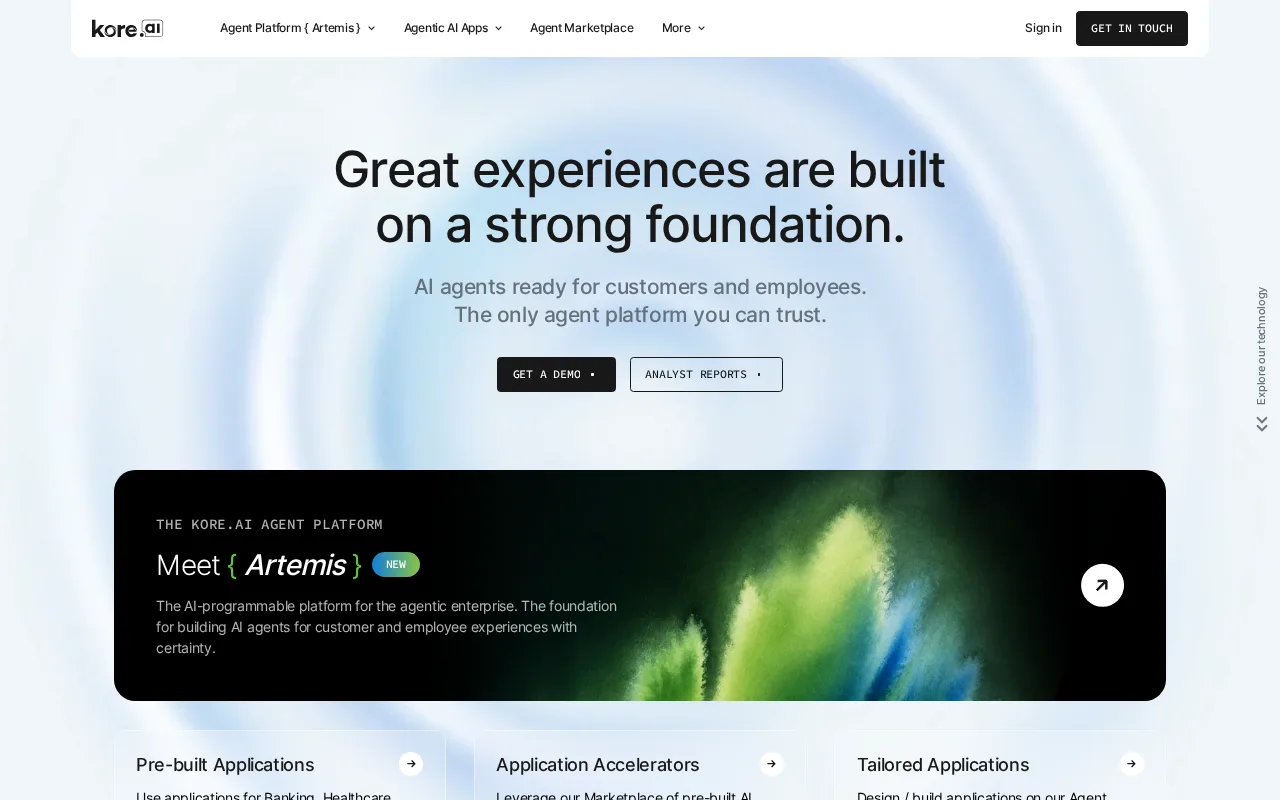 Kore.ai XO Platform — preview