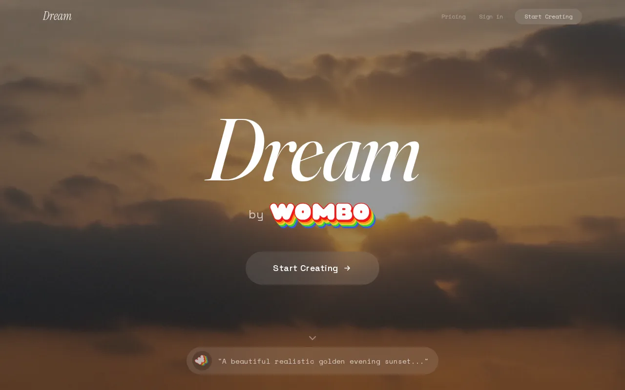 Dream by WOMBO — preview