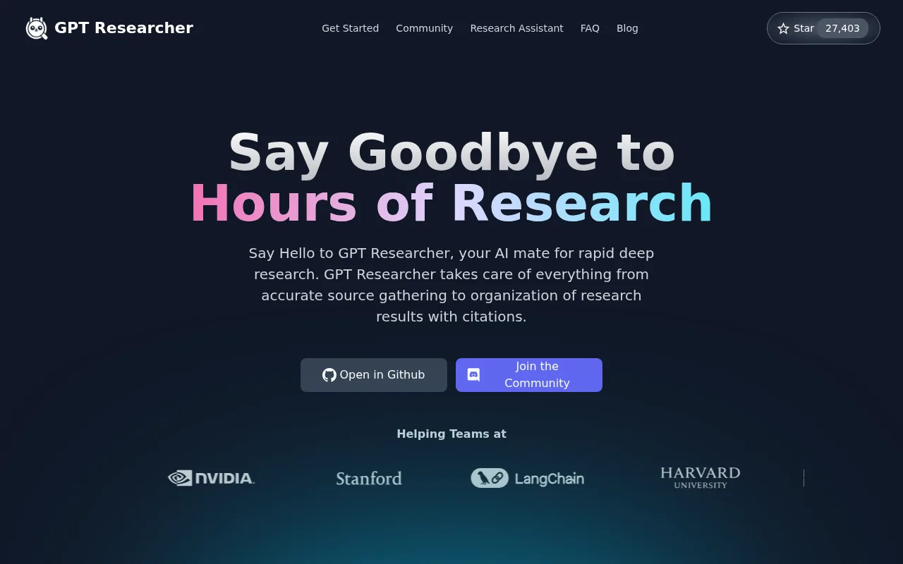 Gpt Researcher — preview