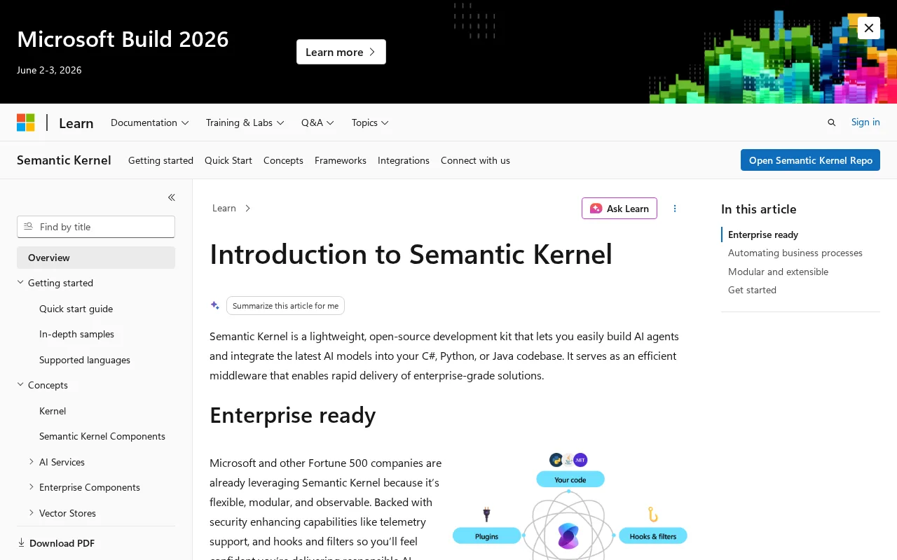 Semantic Kernel — preview