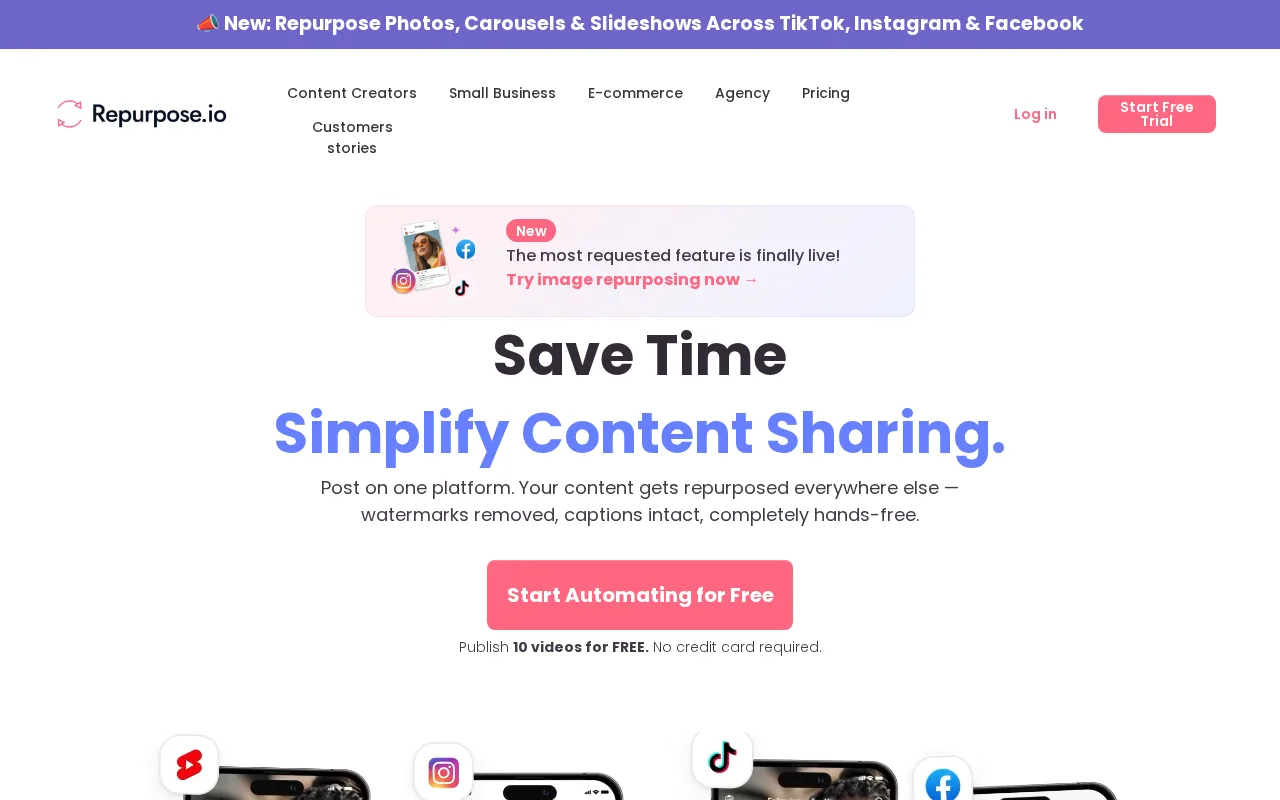 Repurpose.io — preview