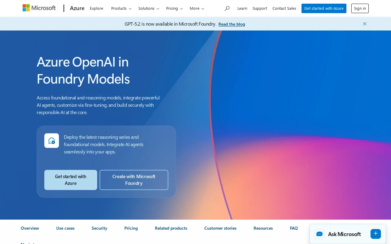 Azure OpenAI Service — preview
