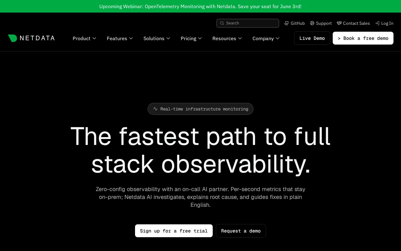 Netdata — preview
