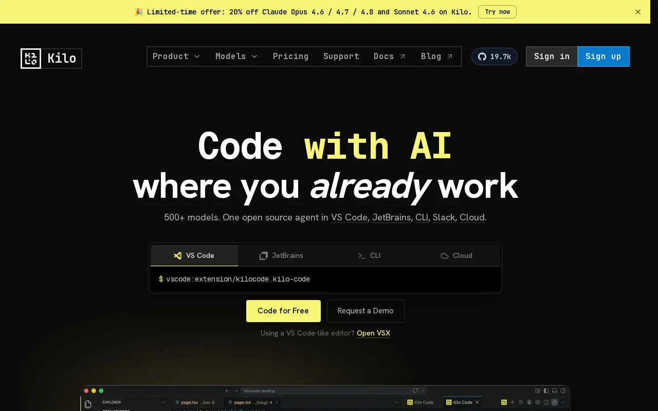 Kilocode — preview