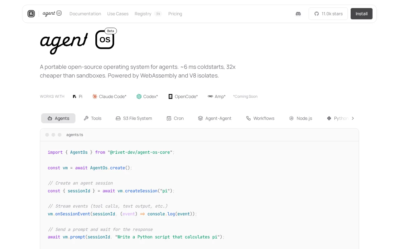 Agent Os — preview