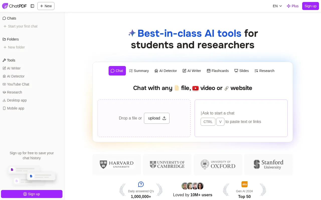 ChatPDF — preview