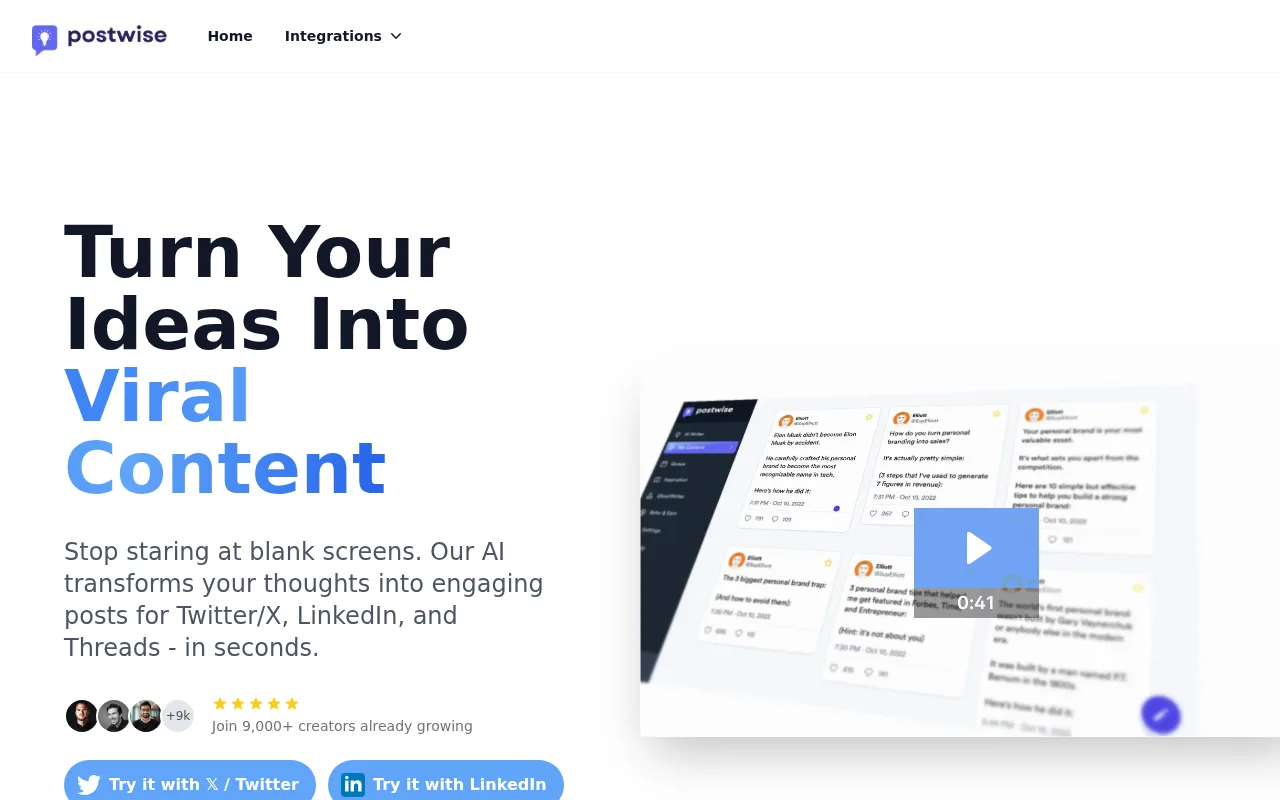 Postwise — preview
