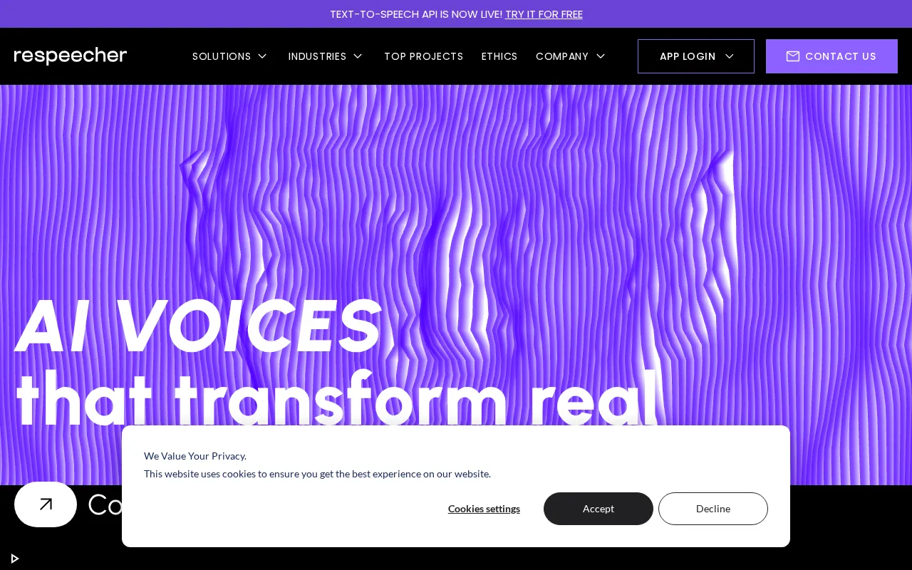 Respeecher — preview