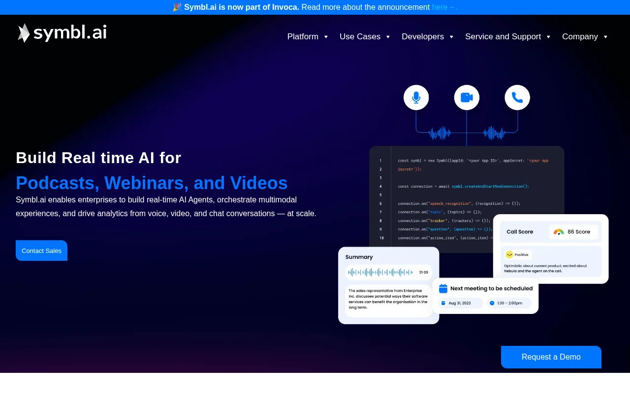 Symbl.ai — preview