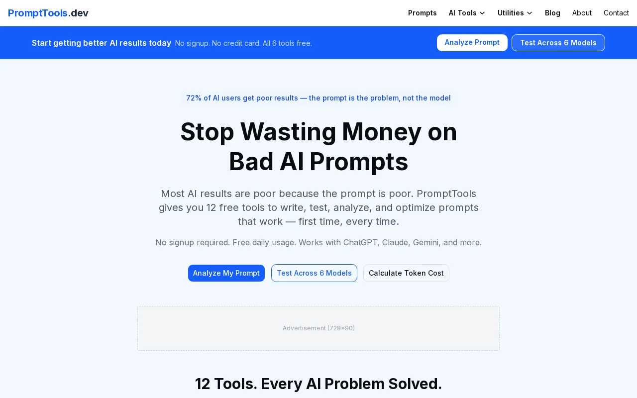 PromptTools — preview