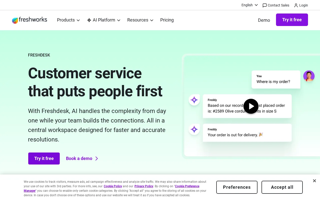 Freshdesk — preview