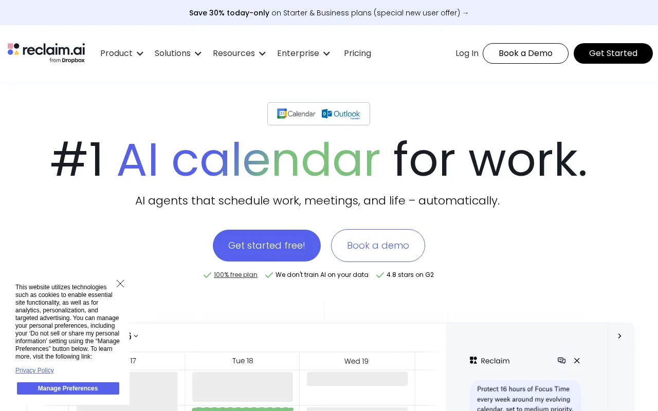 Reclaim.ai — preview