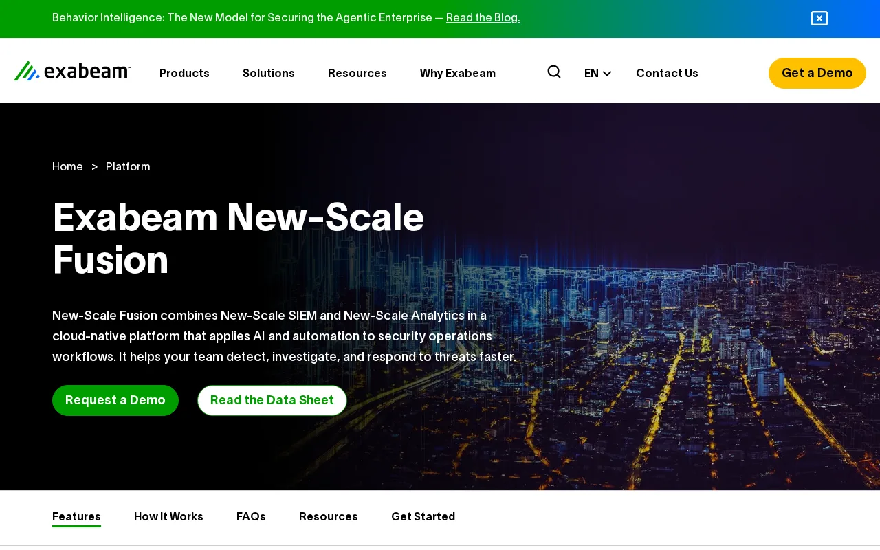 Exabeam Fusion — preview