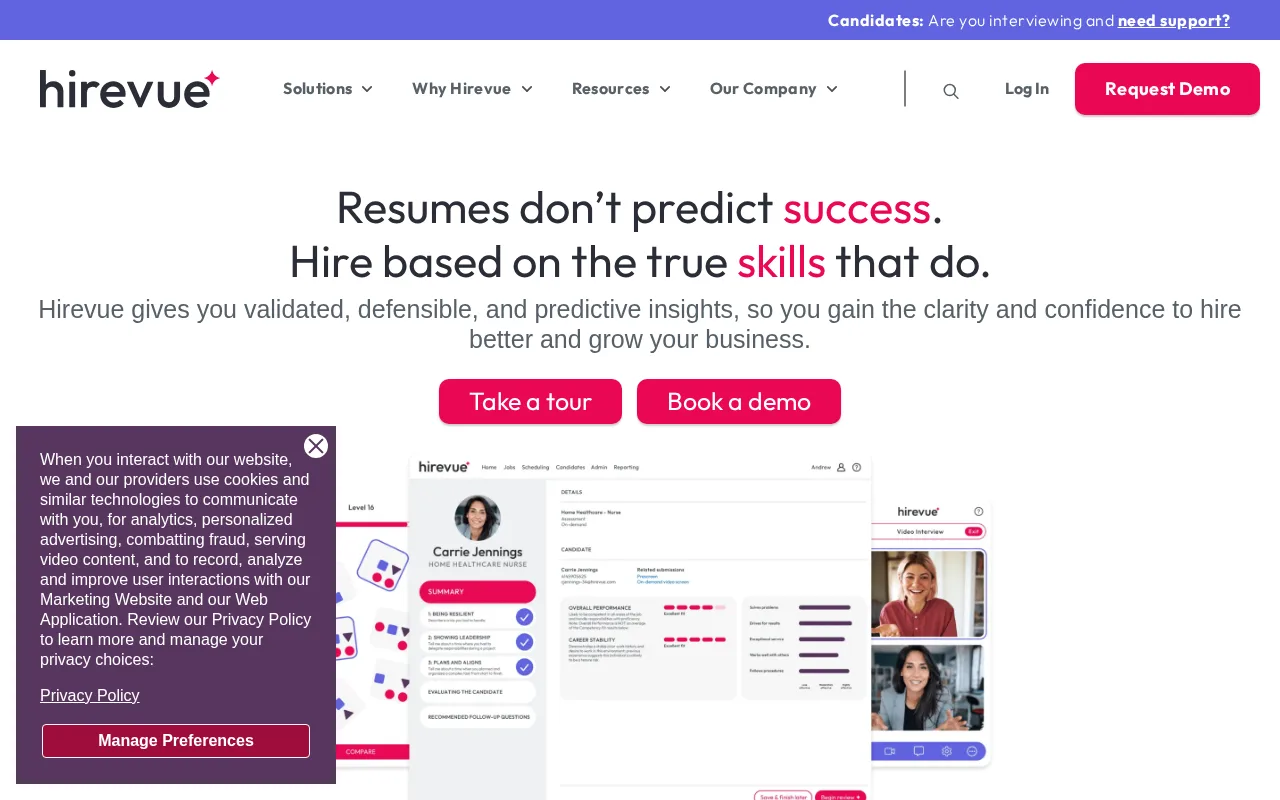 HireVue — preview
