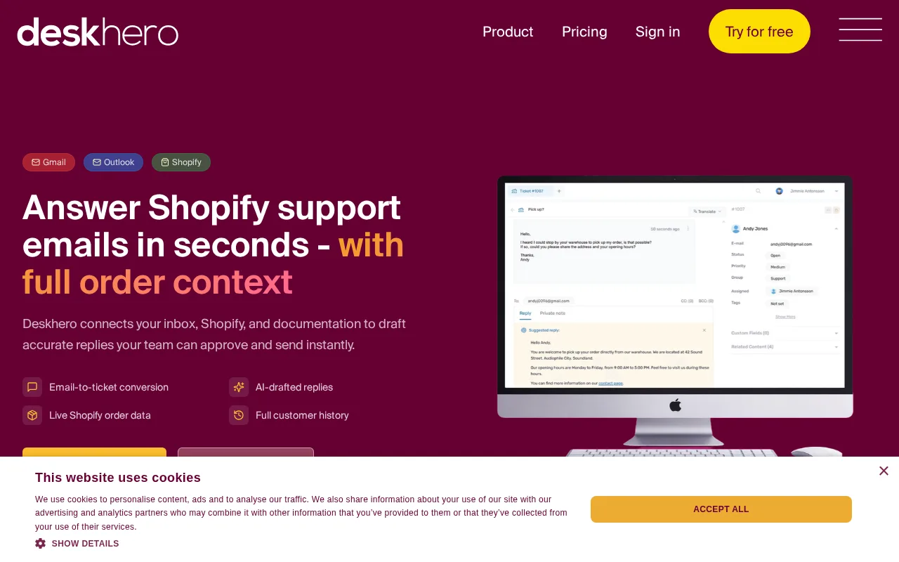 Deskhero — preview