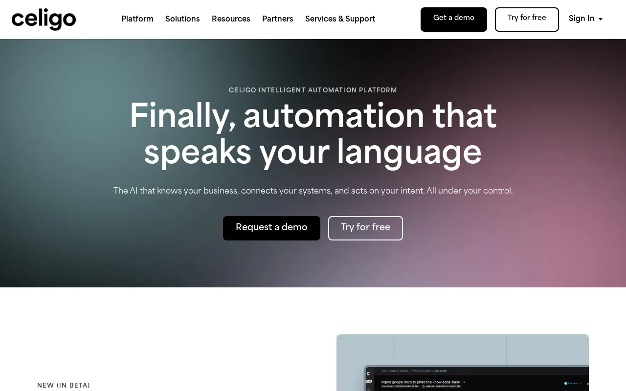 Celigo — preview