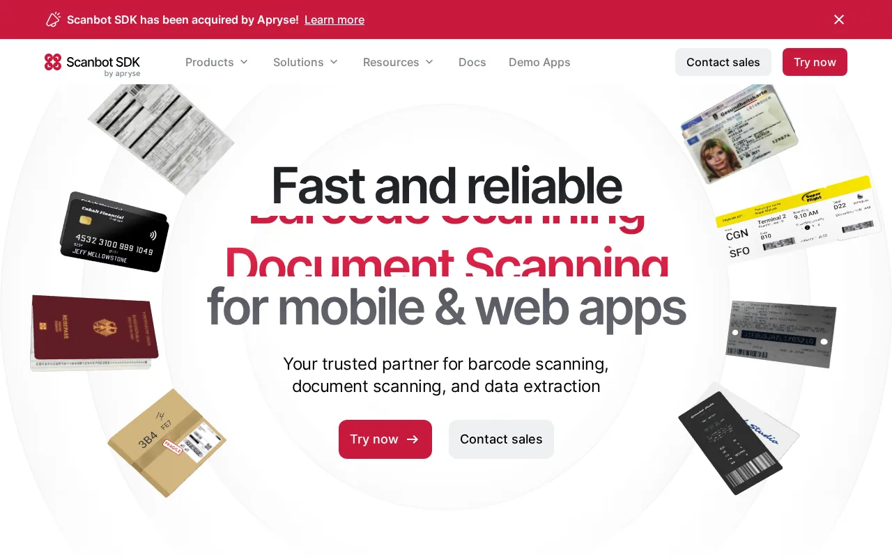 Scanbot SDK — preview