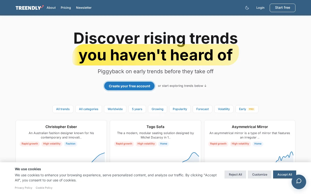 Treendly — preview