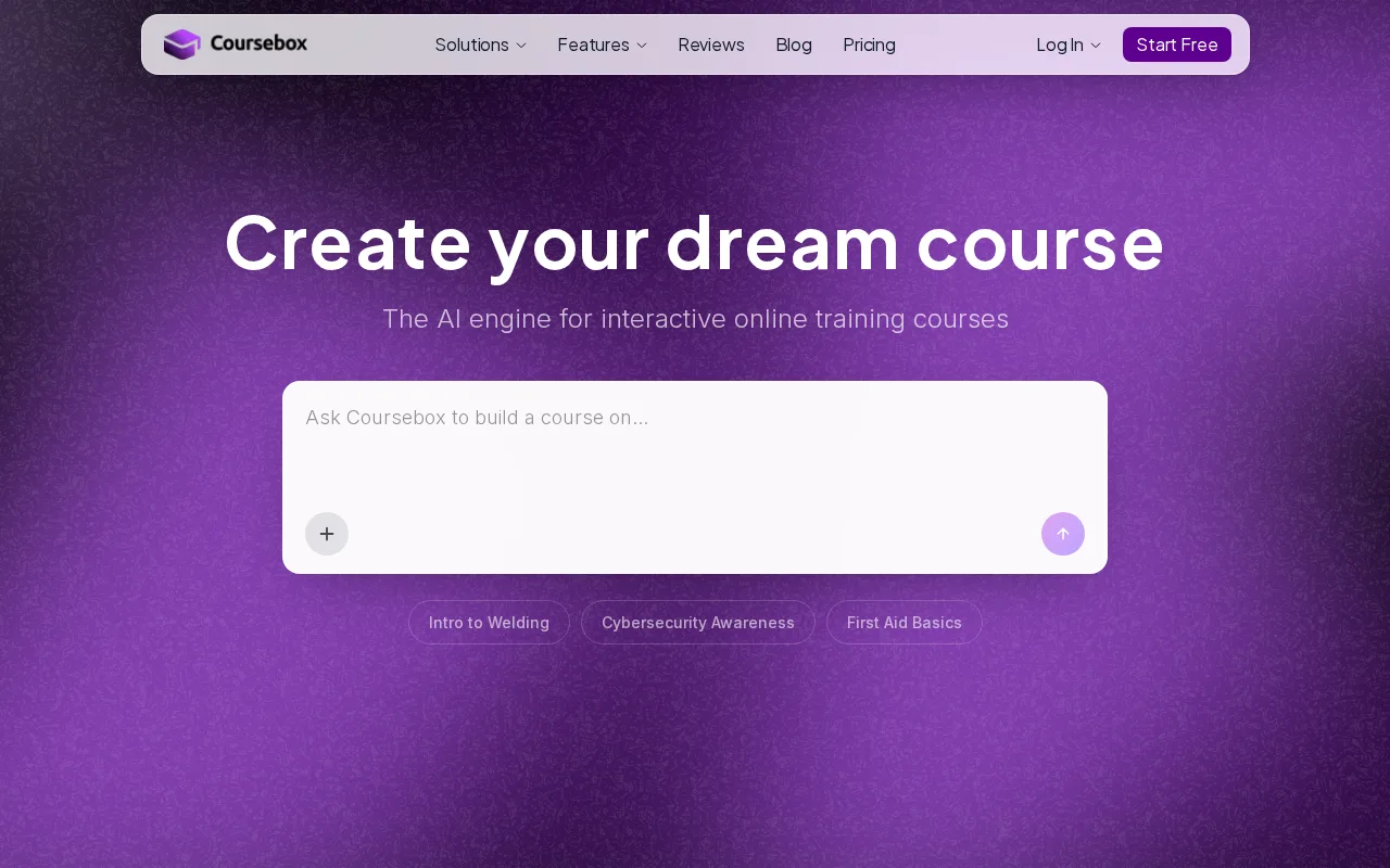 Coursebox — preview