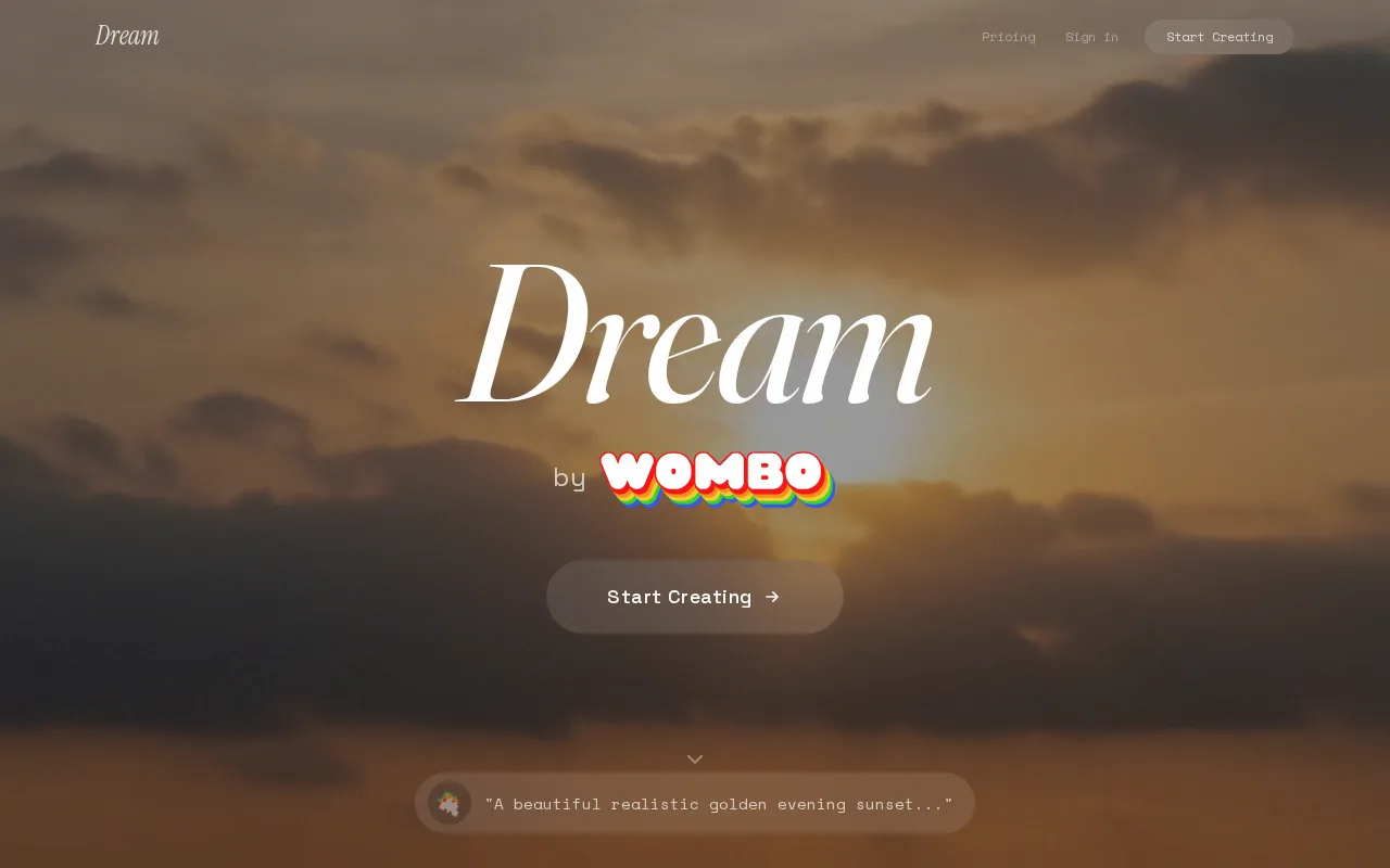 Wombo Dream — preview