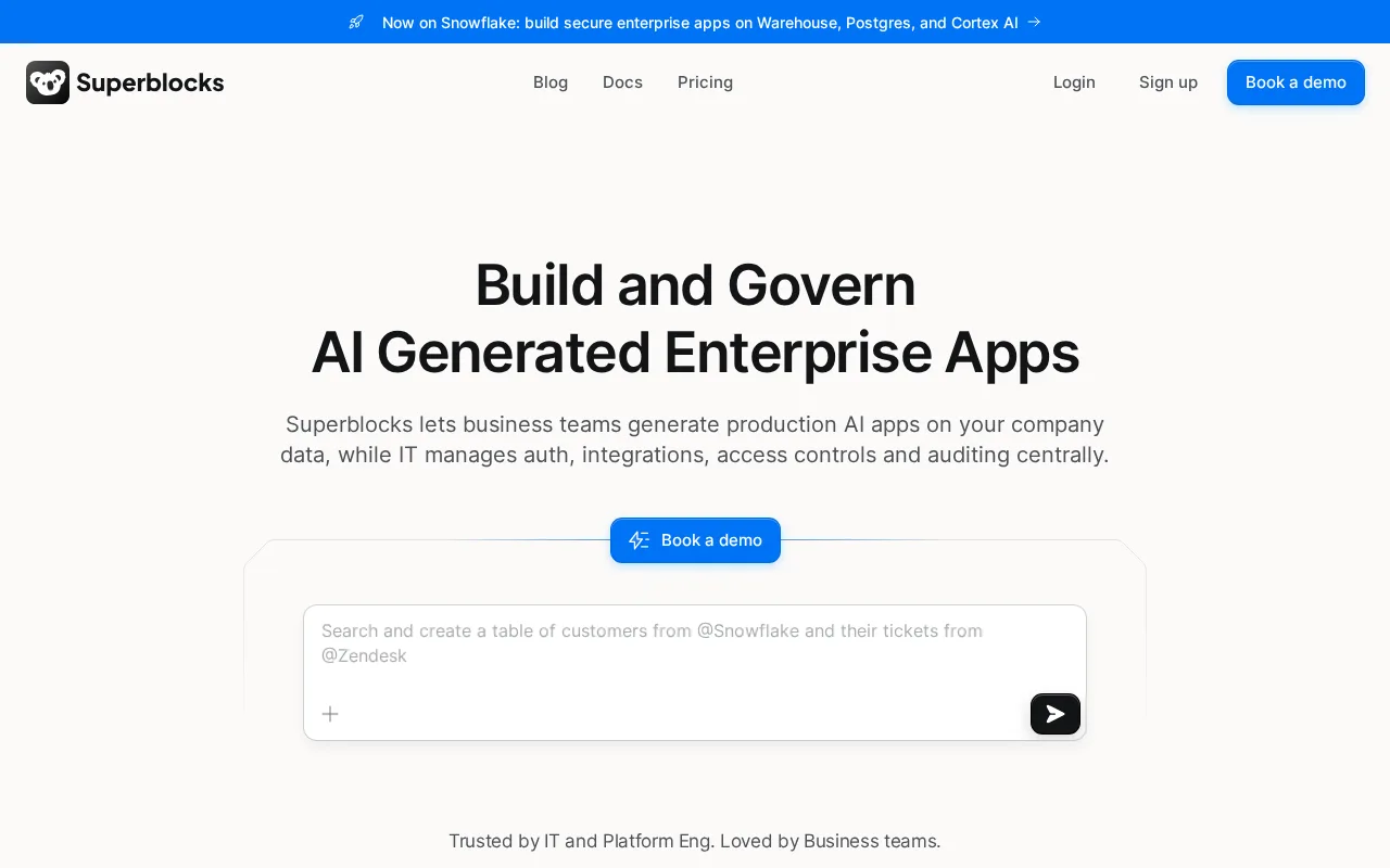 Superblocks — preview