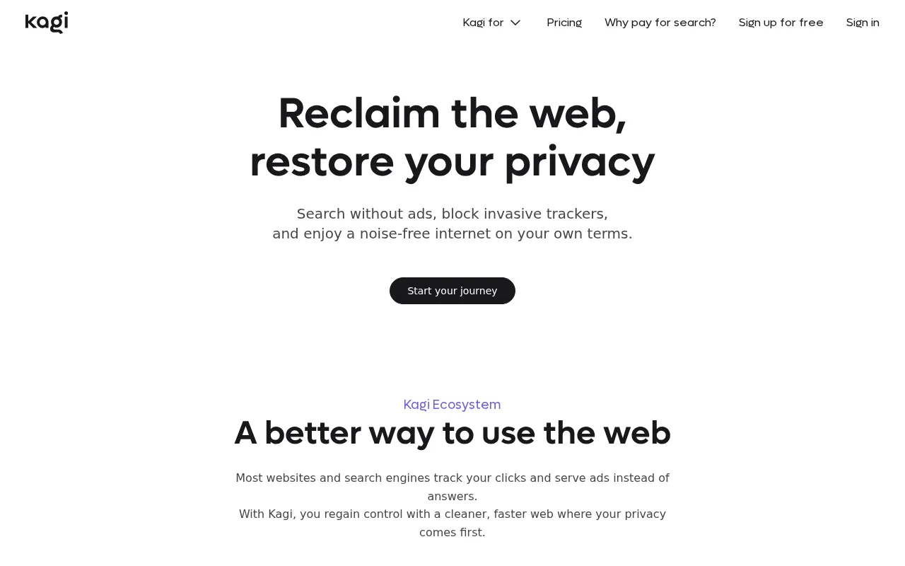 Kagi — preview