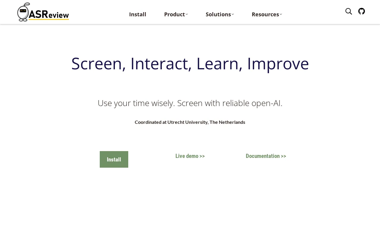 ASReview — preview