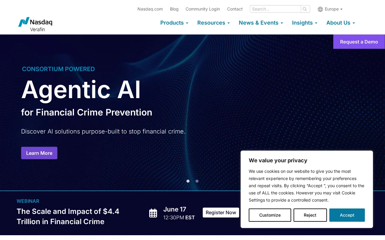 Verafin AML Platform — preview