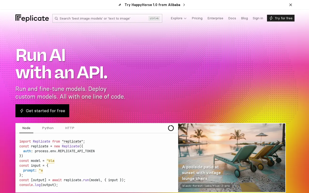 Replicate AI Agents — preview