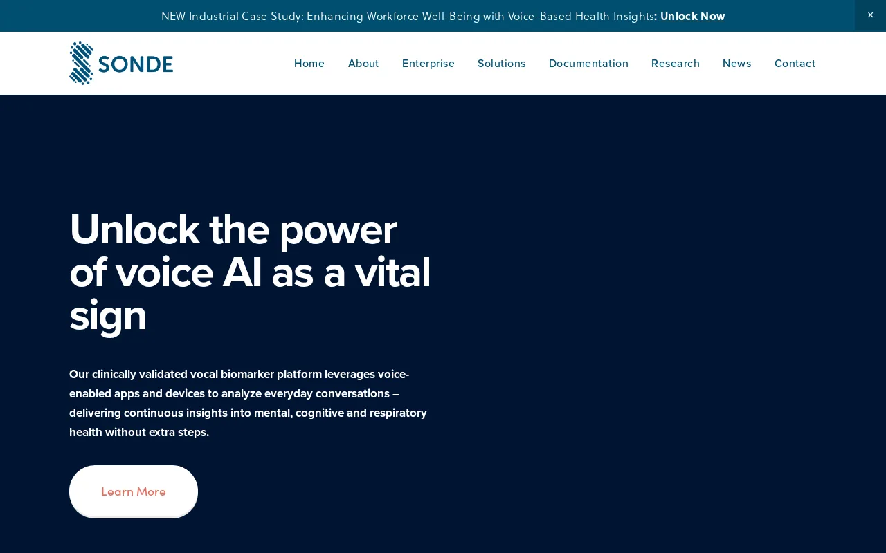Sonde Health Platform — preview