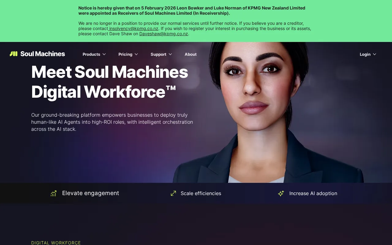 Soul Machines Digital People — preview
