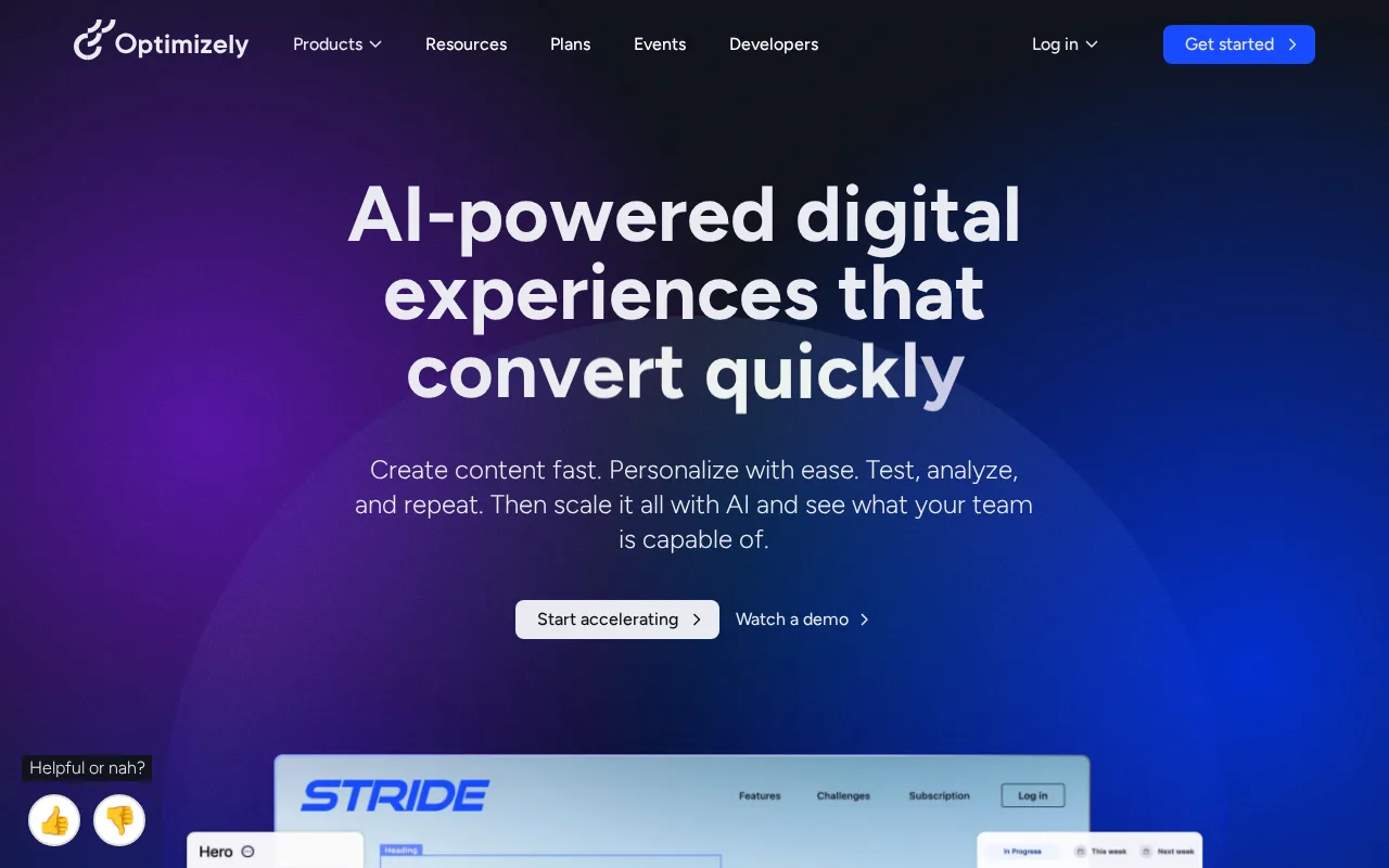 Optimizely — preview
