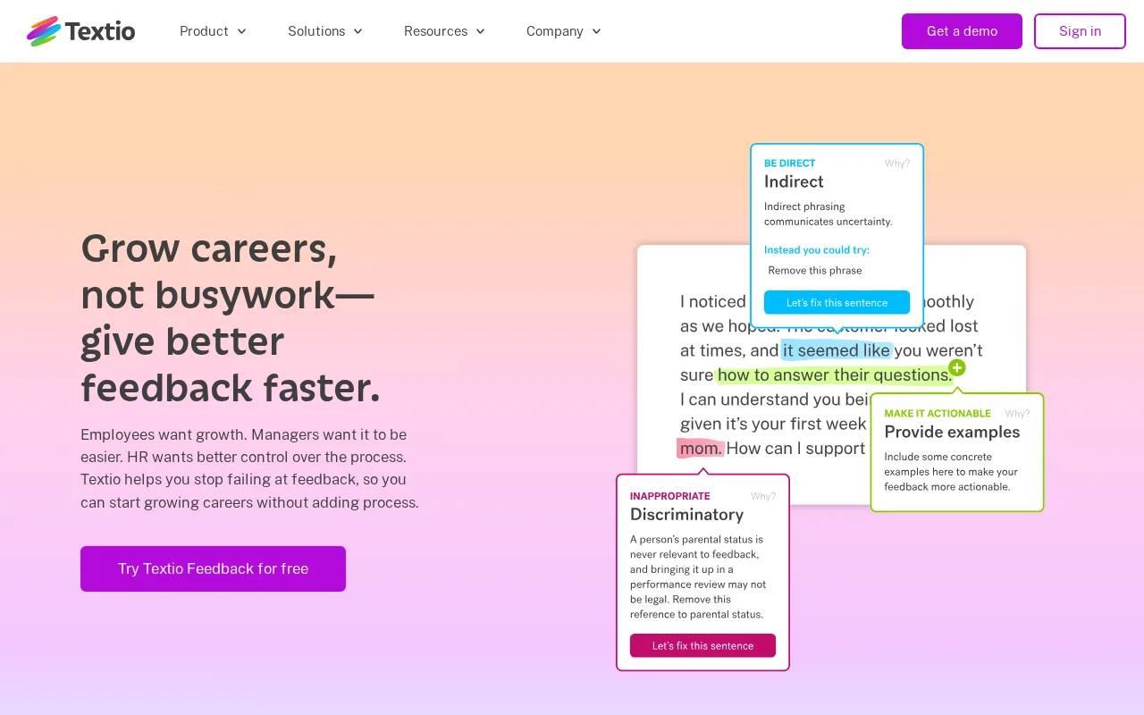Textio — preview