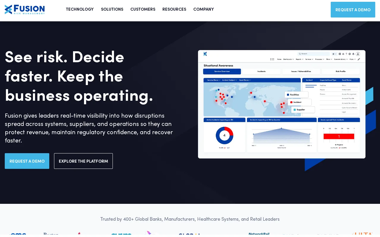 Fusion Risk Management — preview