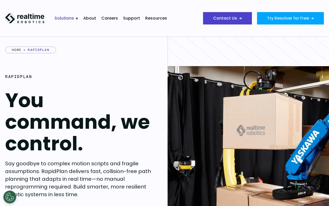 Realtime Robotics RapidPlan — preview