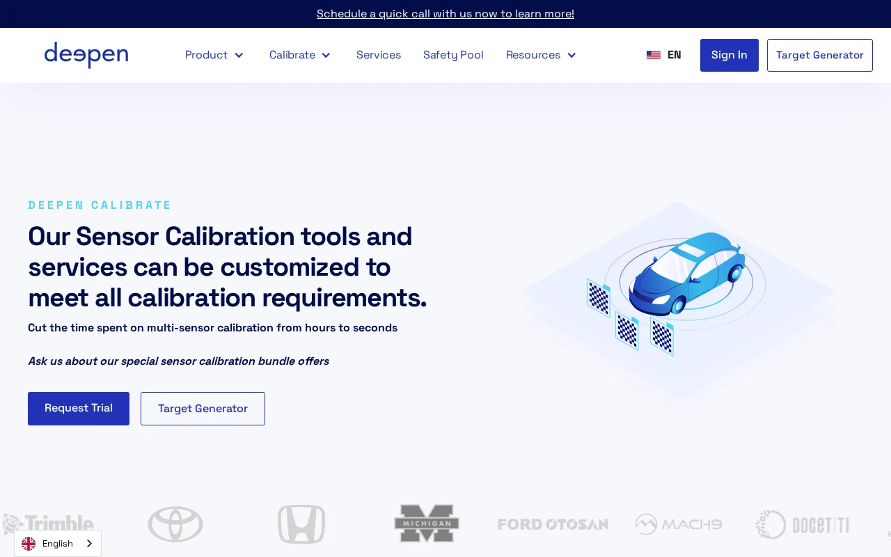 Deepen Calibrate — preview