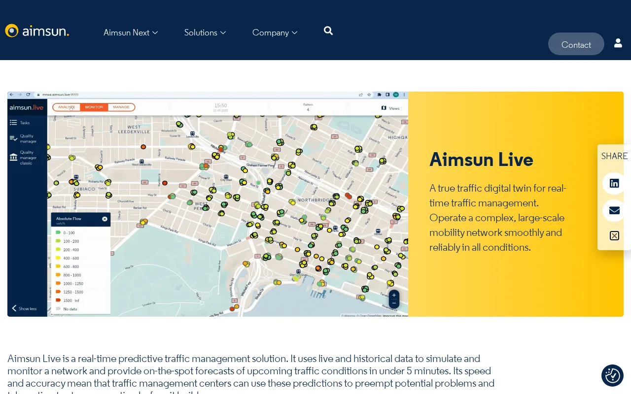 Aimsun Live — preview