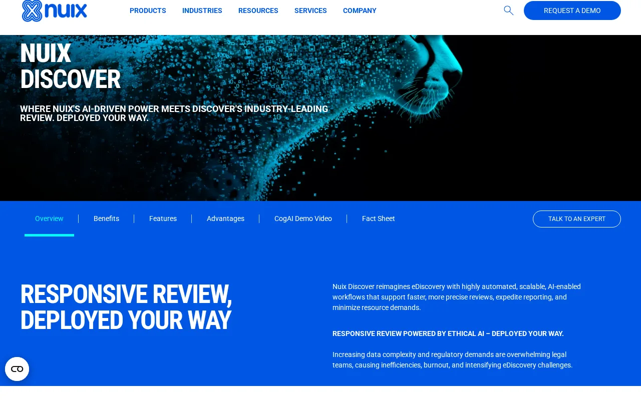 Nuix Discover — preview
