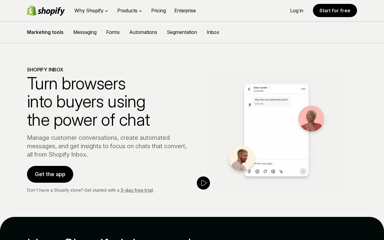 Shopify Ping — preview