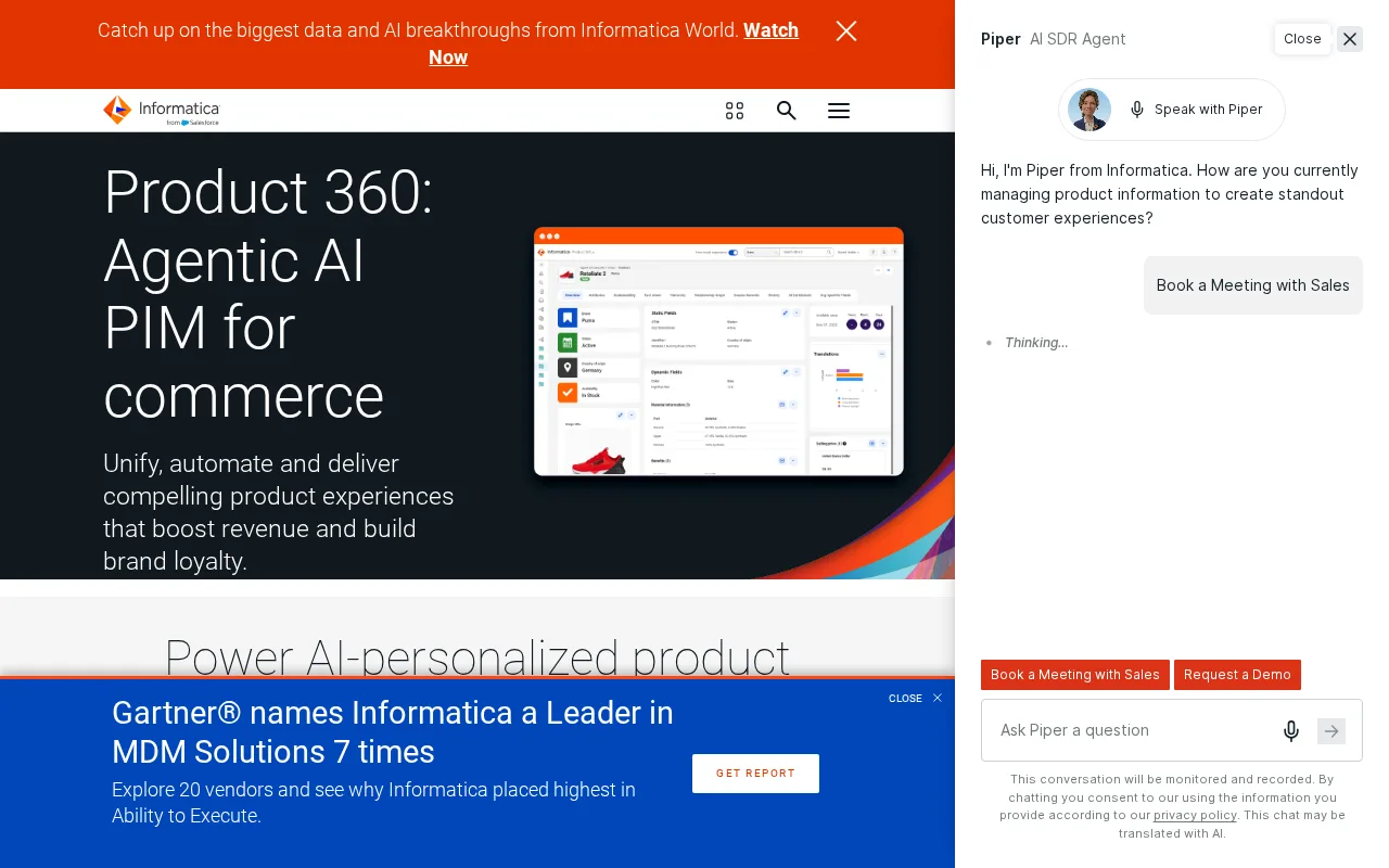 Informatica Product 360 — preview