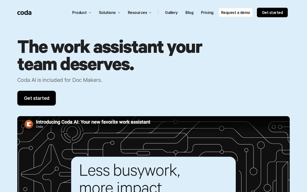 Coda AI — preview