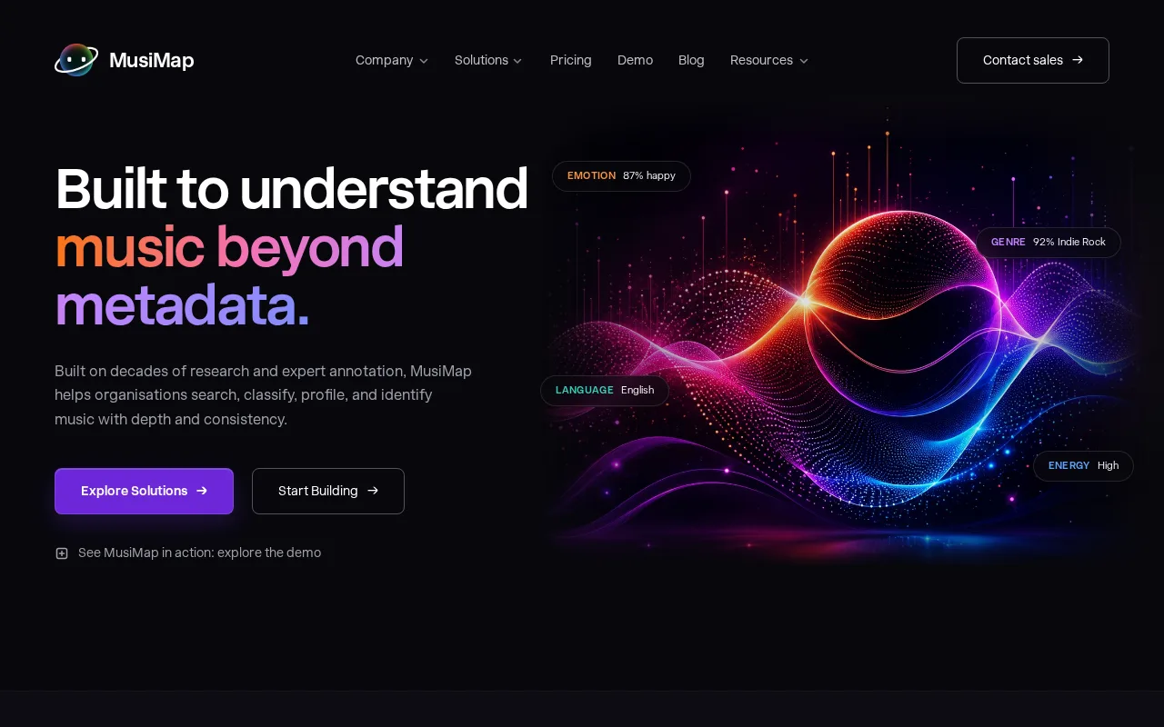 Musimap — preview