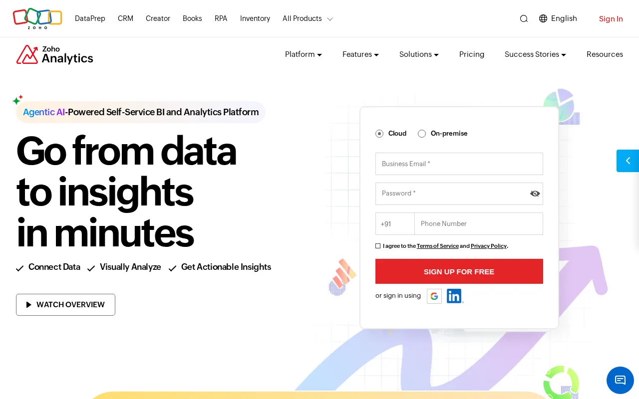 Zoho Analytics — preview