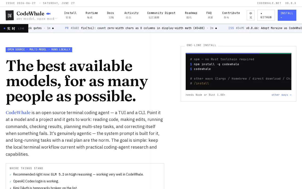 CodeWhale — preview