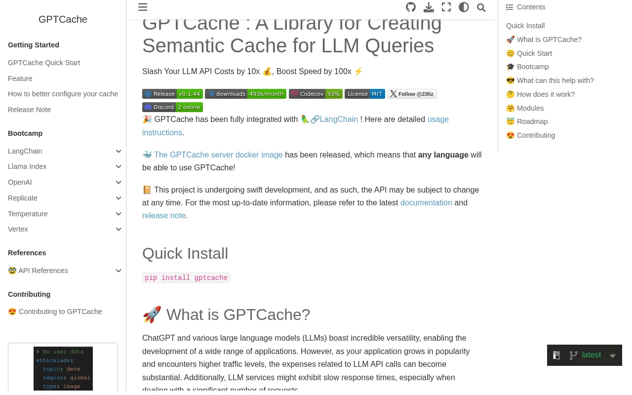 GPTCache — preview