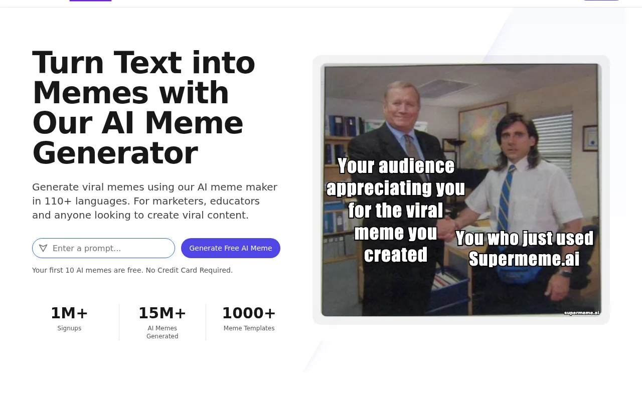 Supermeme AI — preview