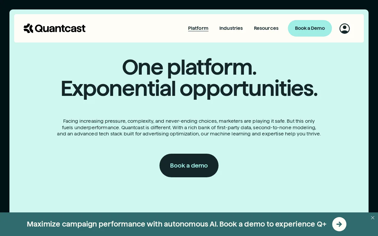 Quantcast Platform — preview